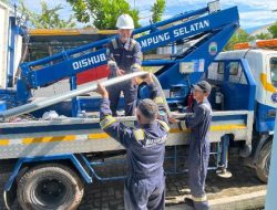 Respon Cepat Pemprov Lampung dan Kabupaten/Kota, Kerusakan PJU Jalinsum Mulai Diperbaiki