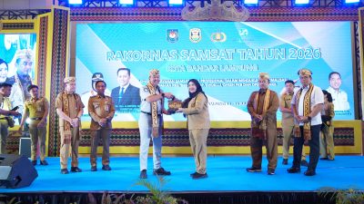 Rakornas Samsat 2026, Eva Dorong Inovasi Layanan Pajak dan Promosikan Bandar Lampung