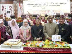 Hadiri Paripurna HUT ke-344 Kota Bandar Lampung Gubenur Apresiasi Kinerja Pemkot