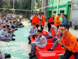 BPBD Bandar Lampung Gelar Sosialisasi Mitigasi Bencana di SMA Qur’an Darul Fattah