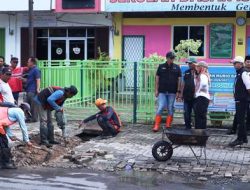 Pemkot Bandar Lampung Bersihkan Drainase, Atasi Luapan Air di Sejumlah Wilayah