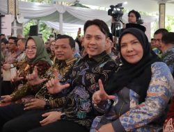 Wali Kota Eva Dwiana Hadiri Halal Bihalal Perantau Sumbagsel di Griya Agung Palembang