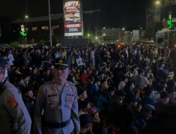 Ribuan warga padati nobar Final Piala Dunia di Tugu Adipura Bandarlampung
