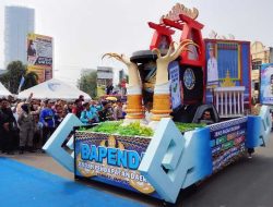 Bapenda Tampilkan Pesan Edukatif tentang Pajak Daerah di Parade Budaya Bandar Lampung