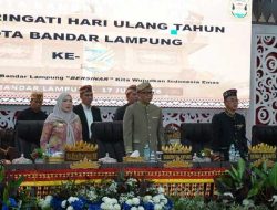 Gubenur Hadiri Paripurna HUT ke-344 Kota Bandar Lampung