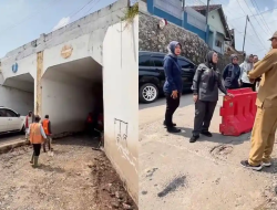 Underpass Hanoman, Jalan Dibeton dan Drainase Dibangun Oleh Pemkot Balam