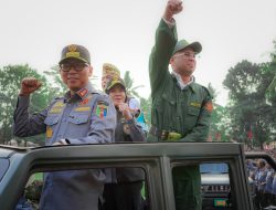 Kemah Bhakti Satya LINMAS dan Pengukuhan Organisasi ASLINMAS Serta ABPEDNAS di Gelar di Bandar Lampung